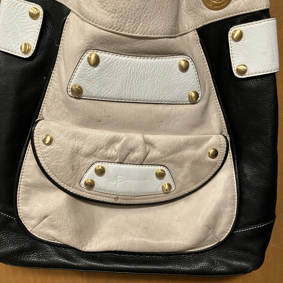 VINTAGE “B MAKOWSKY”LARGE LEATHER SHOULDER BAG PURSE BEAUTIFUL - Picture 9 of 16